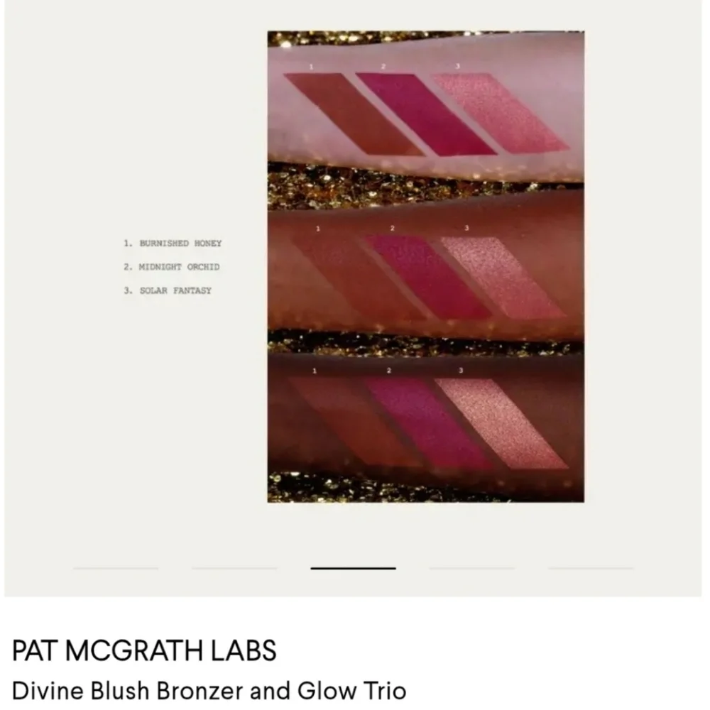 Pat McGrath Blush, Bronze And Glow Trio Face Palette